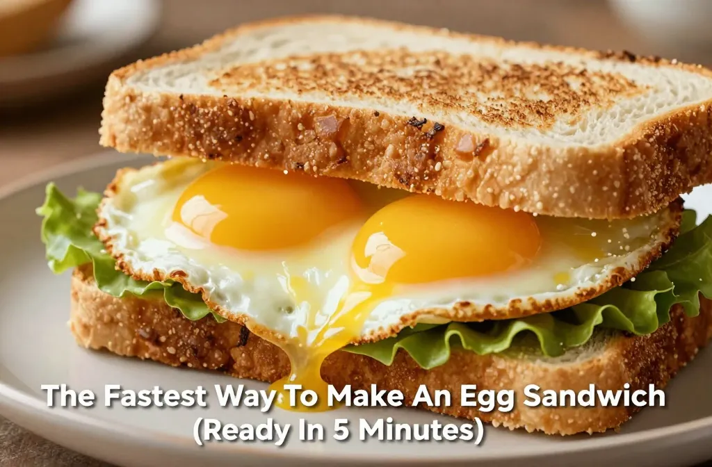 The Fastest Way To Make An Egg Sandwich (Ready In 5 Minutes!) That’ll Save Breakfast