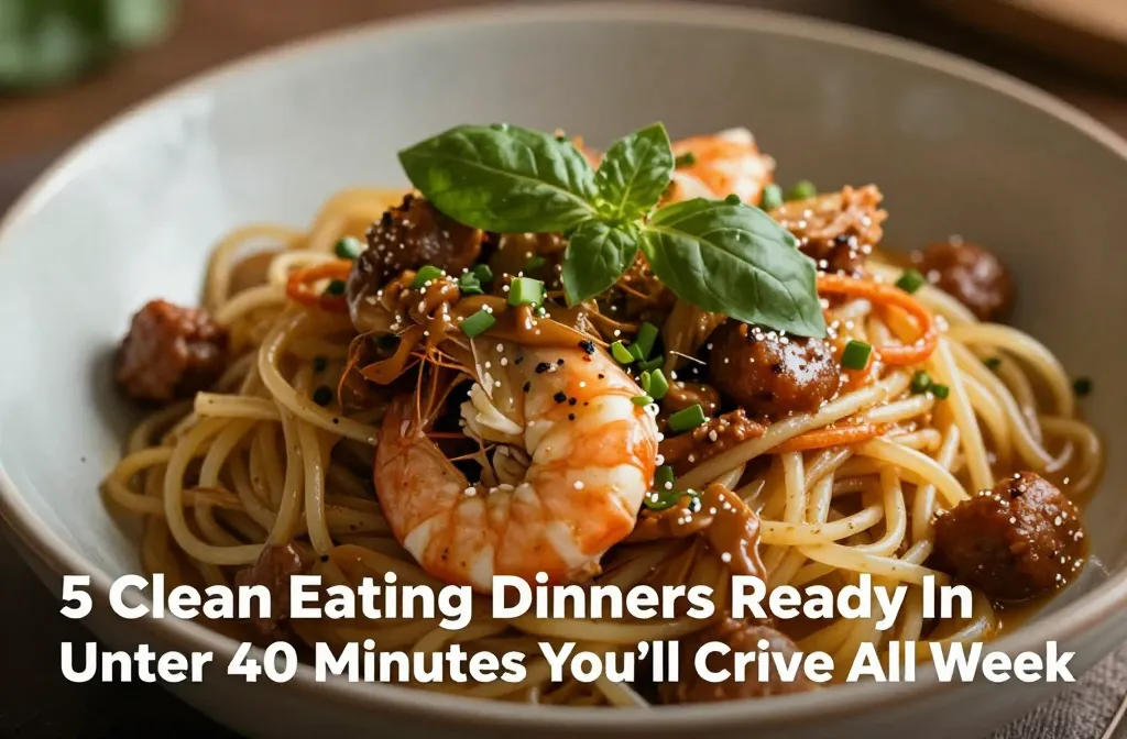 5 Clean Eating Dinners Ready In Under 40 Minutes You’ll Crave All Week