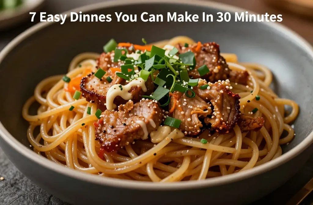 7 Easy Dinner Recipes You Can Make In 30 Minutes—Weeknight Wins, Zero Stress