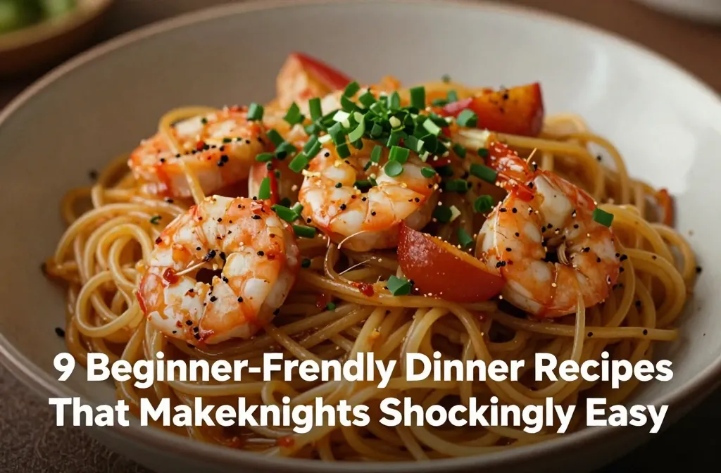 9 Beginner-Friendly Dinner Recipes That Make Weeknights Shockingly Easy