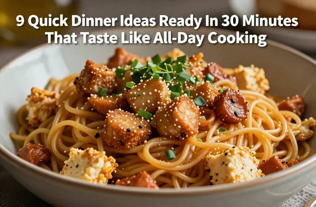 9 Quick Dinner Ideas Ready In 30 Minutes That Taste Like All-Day Cooking
