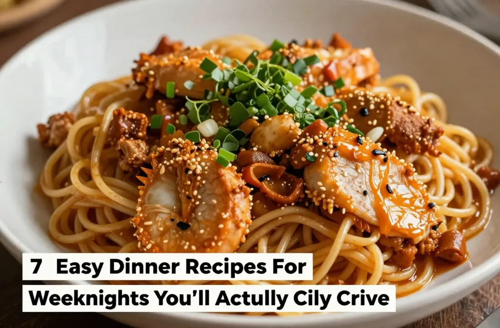 7 Easy Dinner Recipes For Busy Weeknights You’ll Actually Crave