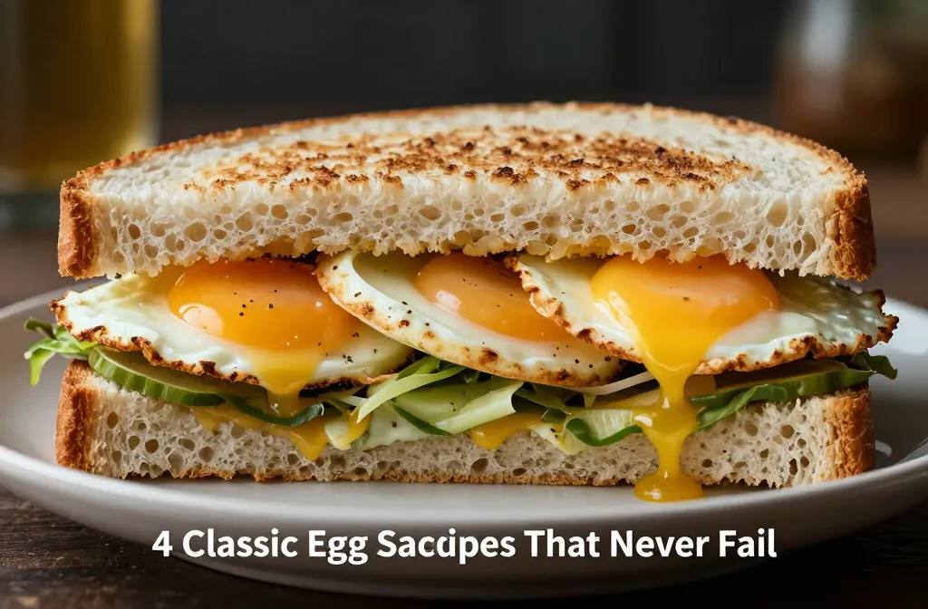 4 Classic Egg Sandwich Recipes That Never Fail