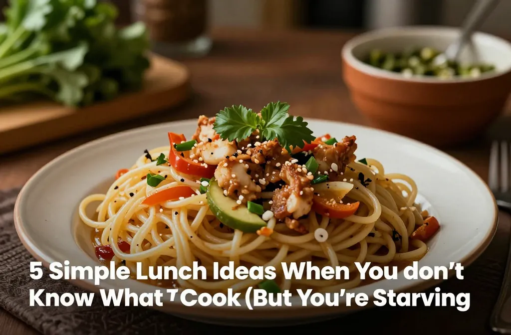 5 Simple Lunch Ideas When You Don’t Know What To Cook (But You’re Starving)